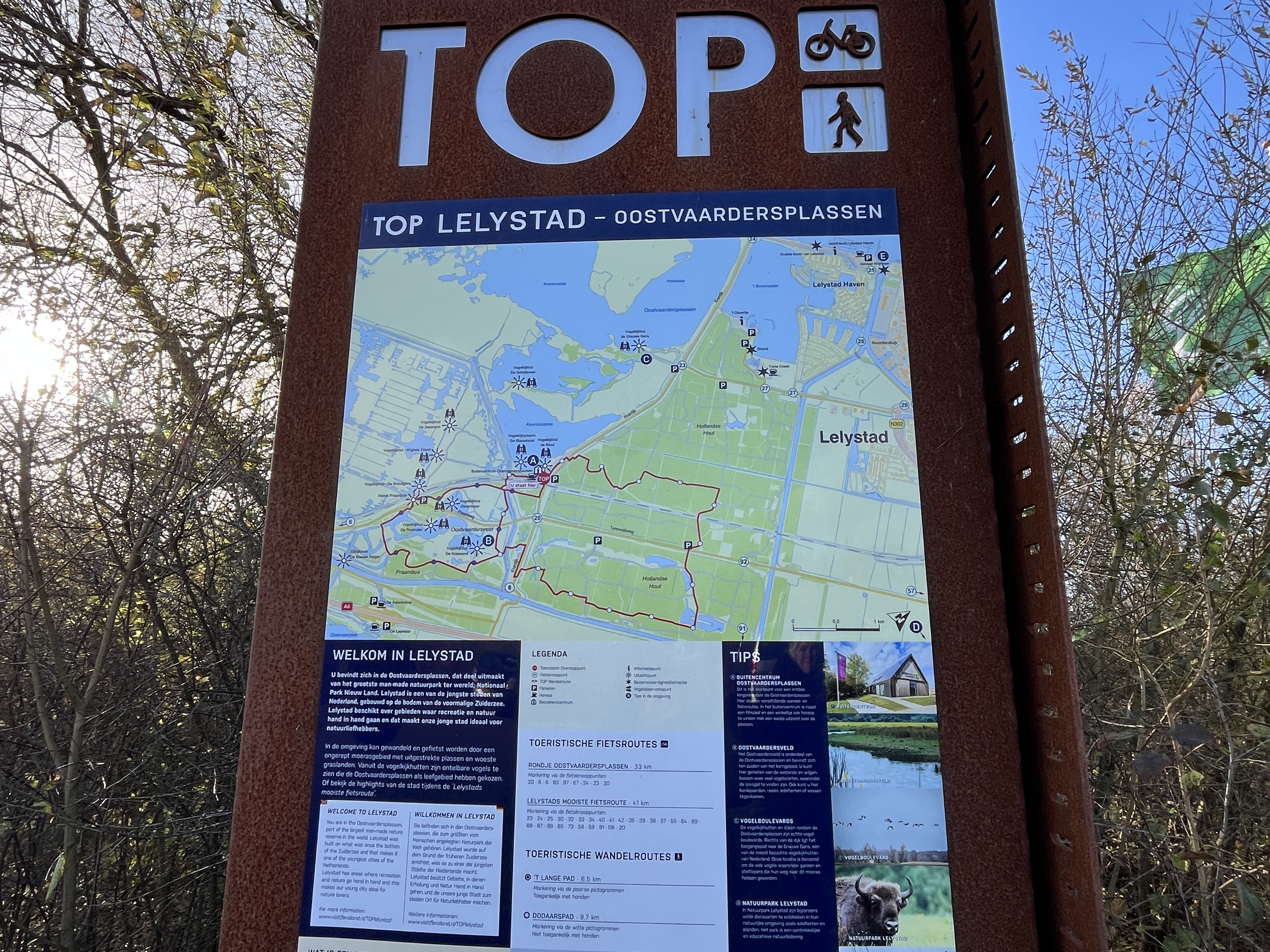 (Oostvaardersplas). Foto van Gerda van der Meer.
Top Startpunt